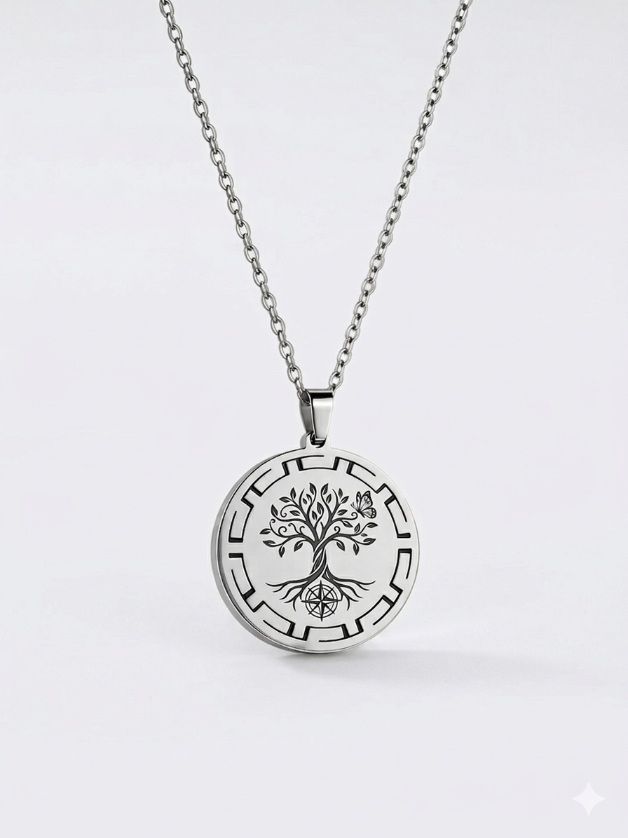 Yuvarlak Erkek Kolye