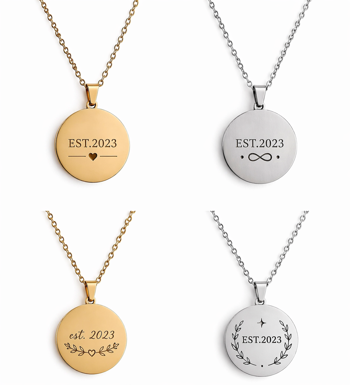 Taş Görünümlü Parlak Yüzey Yuvarlak