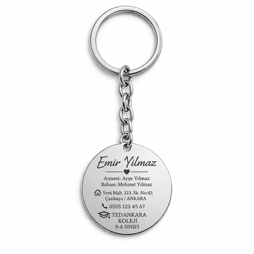 İsim Etiketi Metal İsimlik