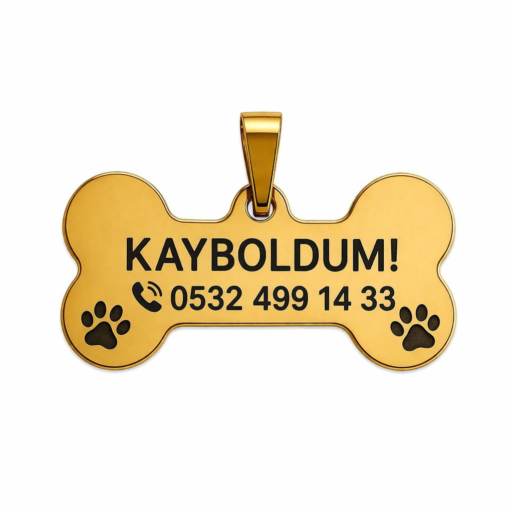 Kemik Künye - Pet İsimlik