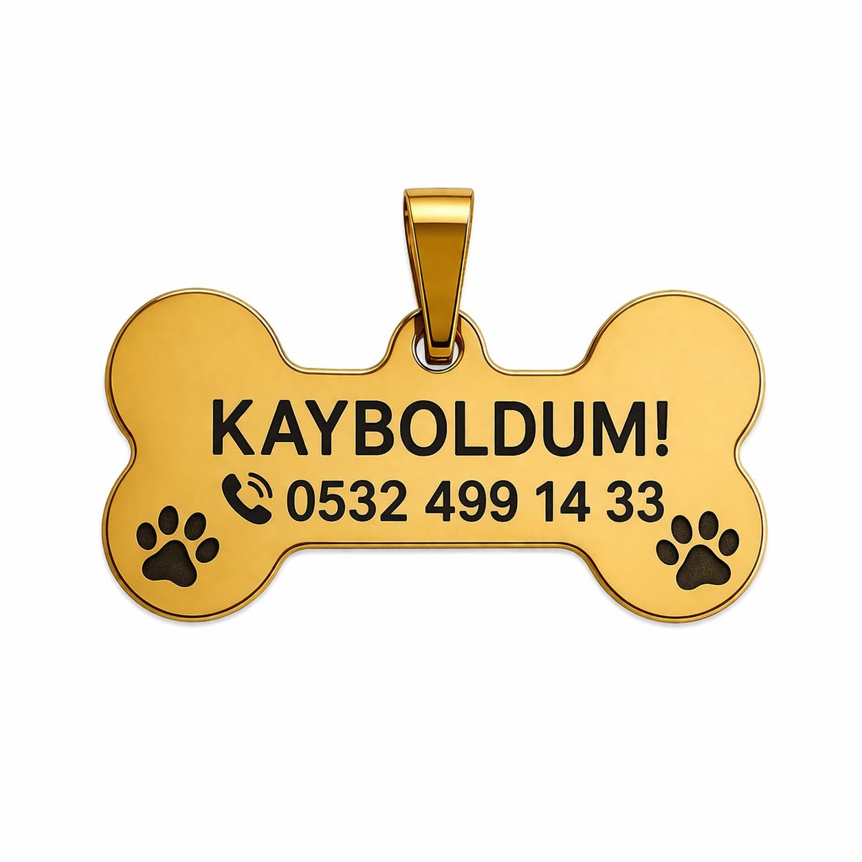 Kemik Künye - Pet İsimlik